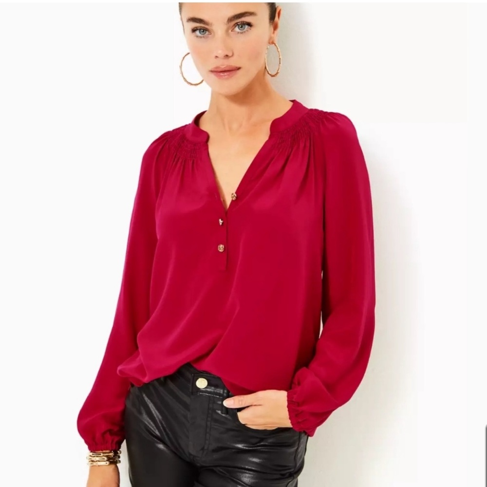 Lilly Pulitzer Elsa Silk Top